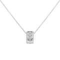 PARENTESI NECKLACE SILVER DIAMOND