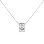 PARENTESI NECKLACE SILVER DIAMOND
