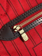 NEVER FULL MM WITH DUSTBAG DAMIER EBENE CANVAS 29CM