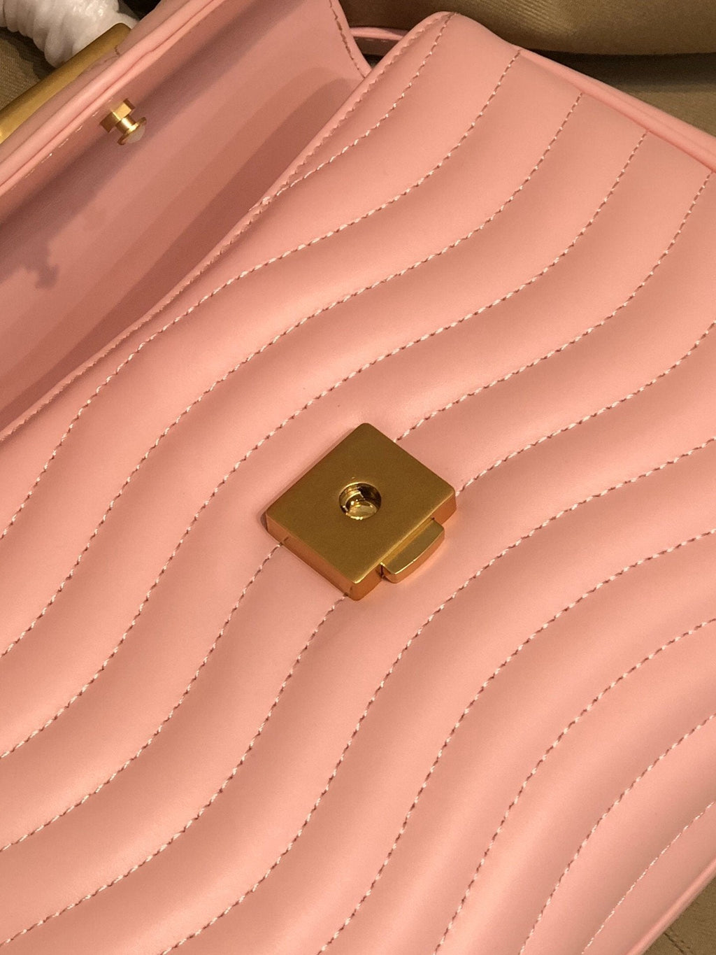 LV NEW WAVE TOP HANDLE 26CM PINK CALFSKIN