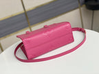 ONTHEGO MM 35CM PINK EMBOSSED GRAINED COWHIDE LEATHER