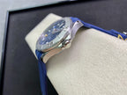 SEAMASTER DIVER 300 STAINLESS STEEL BLUE DIAL RUBBER STRAP