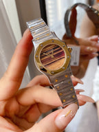 SANTOS RONDE LADY 28MM TWO-TONE QUARTZ