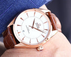 SEAMASTER AQUA TERRA 150M CO-AXIAL GOLD CASE LEATHER