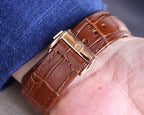 SEAMASTER AQUA TERRA 150M CO-AXIAL GOLD CASE LEATHER
