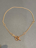 ECHAPPEE PINK GOLD NECKLACE