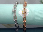 HARDWEAR BRACELET PINK GOLD AND SILVER DIAMOND