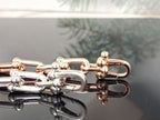 HARDWEAR BRACELET PINK GOLD AND SILVER DIAMOND
