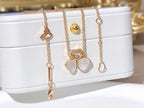 HAPPY WING NECKLACE MOP 1 DIAMOND