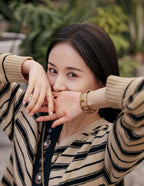 CD CUFF BRACELET GOLD