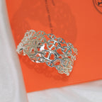 CHAINE SILVER LARGE OPEN BRACELET