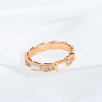 SERPENTI RING PINK GOLD DIAMOND MOP 3MM