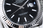 DATEJUST 36MM SILVER BLACK DIAL