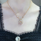 ROSE BAGATELLE DIAMOND MEDIUM NECKLACE