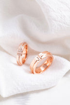 T PINK GOLD RING