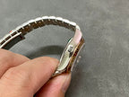 DATEJUST 28MM PINK GOLD STEEL CHOCOLATE DIAL