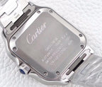 SANTOS LADY 35.1MM AUTOMATIC GOLD STEEL