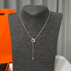 FINESSE PINK GOLD DIAMOND NECKLACE