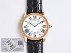 RONDE SOLO PINK GOLD BLACK LEATHER