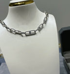 MOVE LINK DIAMOND NECKLACE