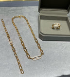MOVE LINK DIAMOND NECKLACE