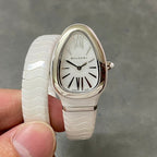 SERPENTI SPIGA WHITE CERAMIC SILVER