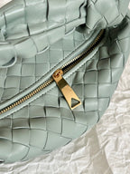 BV MINI JODIE 28CM MINT GREEN LAMBSKIN LEATHER