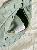 BV MINI JODIE 28CM MINT GREEN LAMBSKIN LEATHER