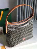 HOBO BOHEME 42CM BLACK AND TAN CANVAS