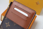 TRUNK MULTI CARD HOLDER CASE BROWN