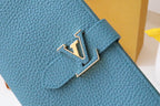 VERTICAL WALLET CAPUCINES CLOUD BLUE