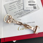 TANK SOLO QUARTZ PINK GOLD CASE BROWN LEATHER