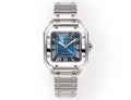 SANTOS LADY 35.1MM STEEL CASE BLUE DIAL