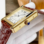 TANK MUST 31 LARGE SIZE GOLD CASE CROCODILE LEATHER
