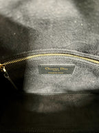 SMALL LADY 20 BUTTERFLY STUD BLACK LAMBSKIN
