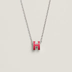 H NECKLACE PINK