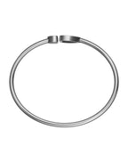 HAPPY HEART ONYX BRACELET SILVER DIAMOND