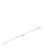 HAPPY HEART BRACELET SILVER 1 DIAMOND