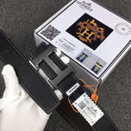 HM Original Belt 38mm Black Cowhide Black Buckle 620252