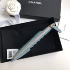 CC MOBILE PURSE 19.5 SAPPHIRE GRAINED CALFSKIN GOLD ICON