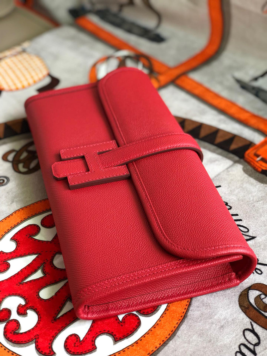 HM Jige 29 Red Epsom 229079