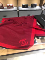CC Scarf 180 CM In Dark Red Mix Bright Red Cashmere 360522