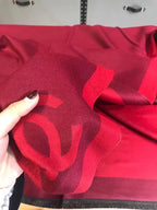CC Scarf 180 CM In Dark Red Mix Bright Red Cashmere 360522