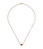 HEART PEDANT CARNELIAN NECKLACE