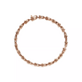 HARDWEAR MICRO LINK 44 MOTIF PINK GOLD BRACELET