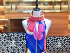 CC Square Scarf 140 CM In Colorful Silk Twill 288632
