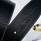 HM Constance Belt 38mm Black Brown Cowhide Gold Buckle 619893