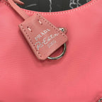 PRA HOBO 22 BAG IN DARK PINK RE-NYLON