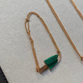 BVL ICE CREAM BAR MALACHITE BRACELET