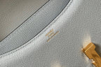 constance 24 bleu glacier epsom leather gold hardware